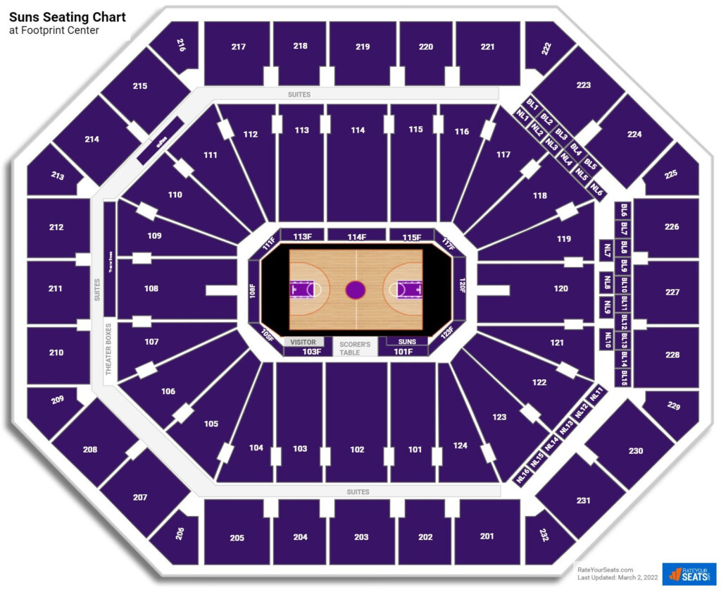 Phoenix Suns Seating Chart RateYourSeats