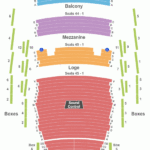 Pikes Peak Center Seating Chart Maps Colorado Springs