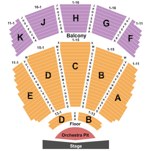 Pioneer Center For The Performing Arts Tickets Seating Charts And 