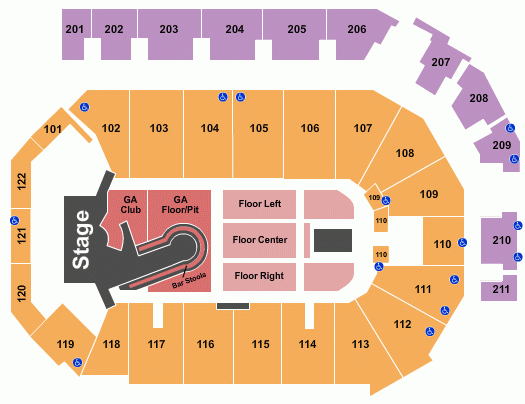 PPL Center Seating Chart Allentown