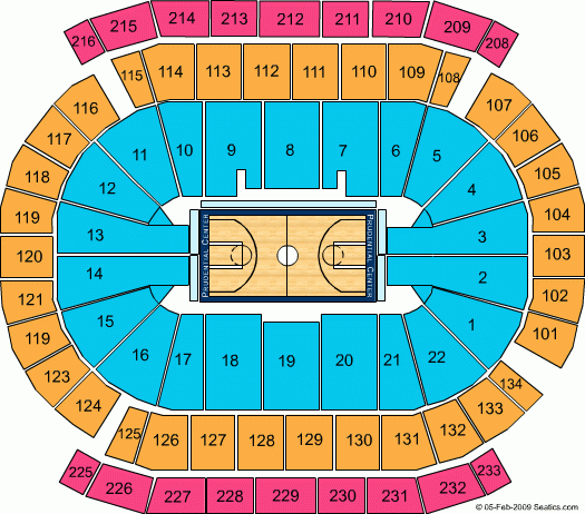 Prudential Center Newark NJ Seating Chart View