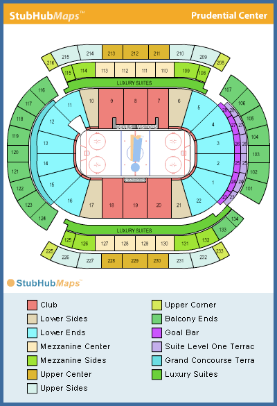 Prudential Center Seating Chart Pictures Directions And History 