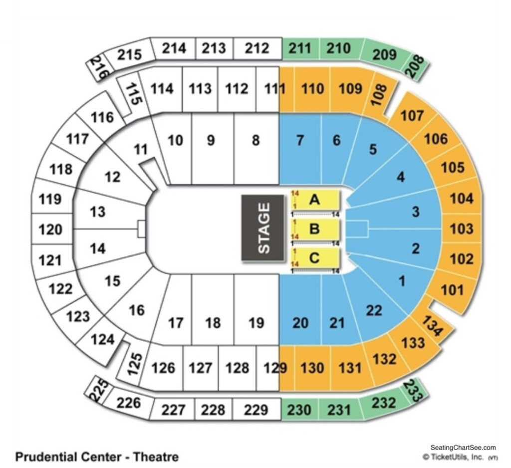 Prudential Center Seating Chart Seating Charts Tickets