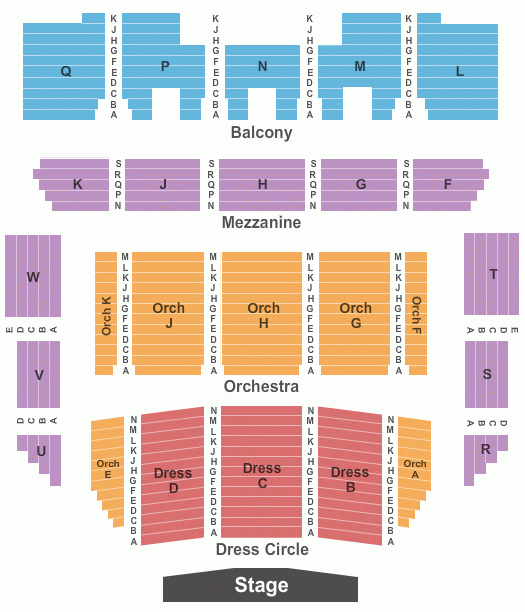 Duke Performing Arts Center Seating Chart Center Seating Chart