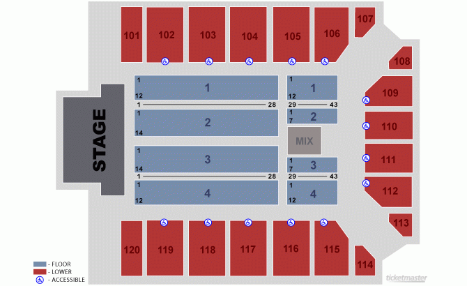 Reno Events Center Reno Tickets Schedule Seating Chart Directions