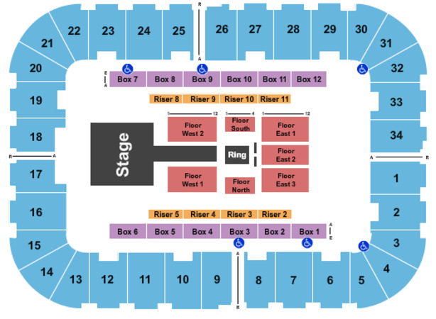 Roanoke Civic Center Tickets In Roanoke Virginia Seating Charts 