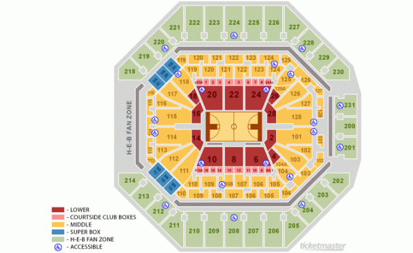 San Antonio Spurs Home Schedule 2019 20 Seating Chart Ticketmaster Blog