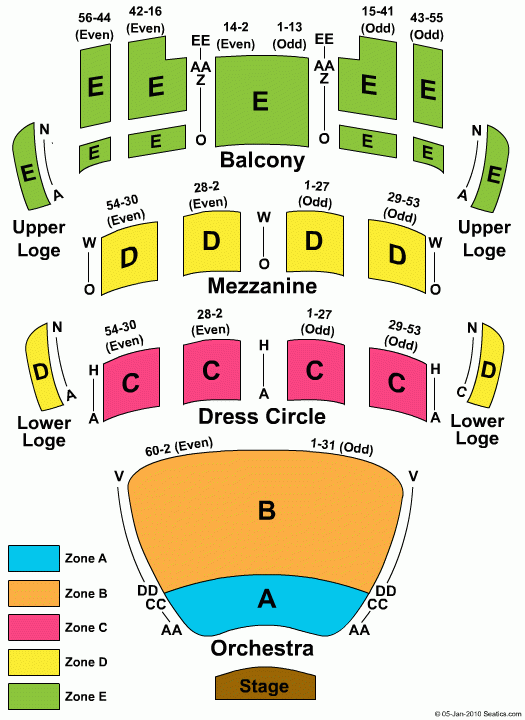 San Diego Civic Theatre Seating Chart San Diego Civic Theatre San 