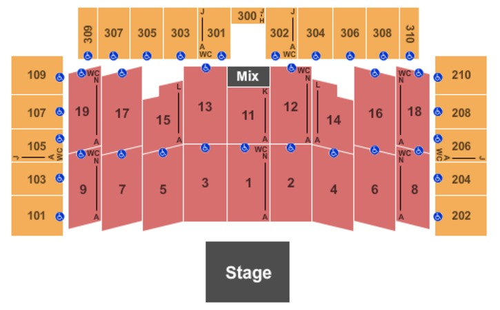 San Diego Convention Center Tickets In San Diego California Seating 