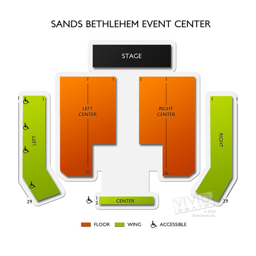 Sands Bethlehem Event Center Tickets Sands Bethlehem Event Center 