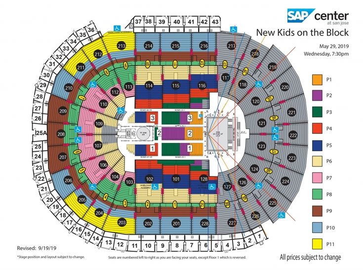 Sap Center Seating Chart Rows Center Seating Chart