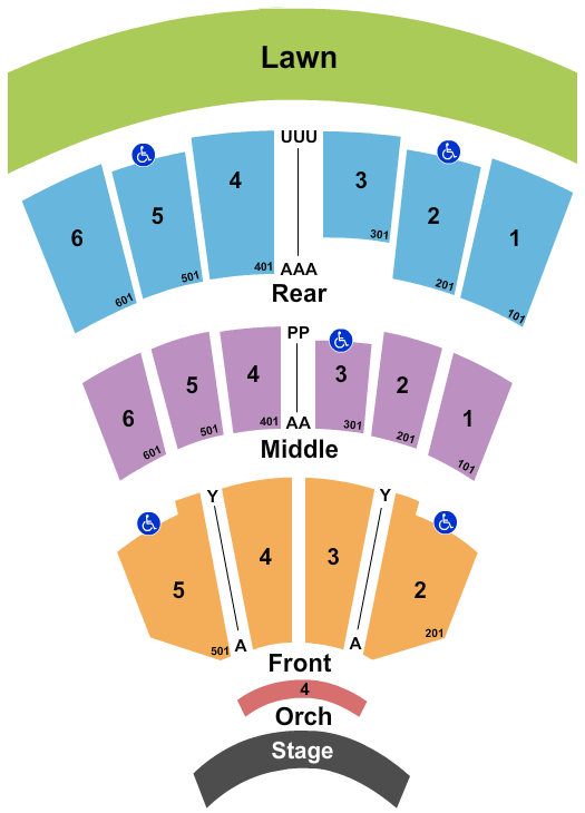 Canandaigua Performing Arts Center Seating Chart Center Seating Chart