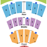 Seating Chart Constellation Brands Performing Arts Center