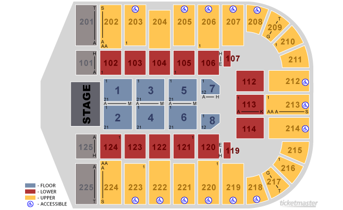 Seating Charts Tucson Arena