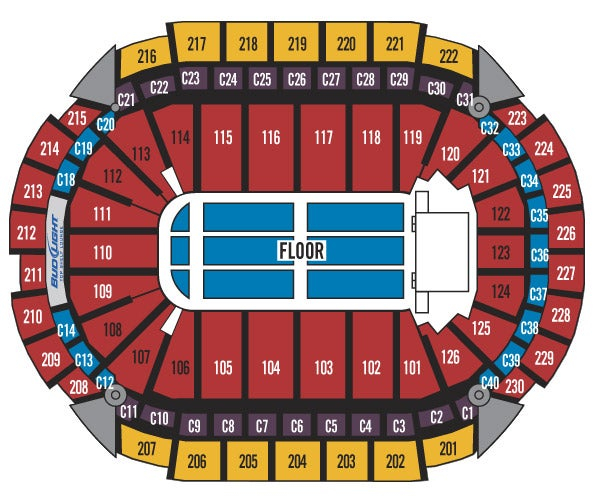 Seating Charts Xcel Energy Center