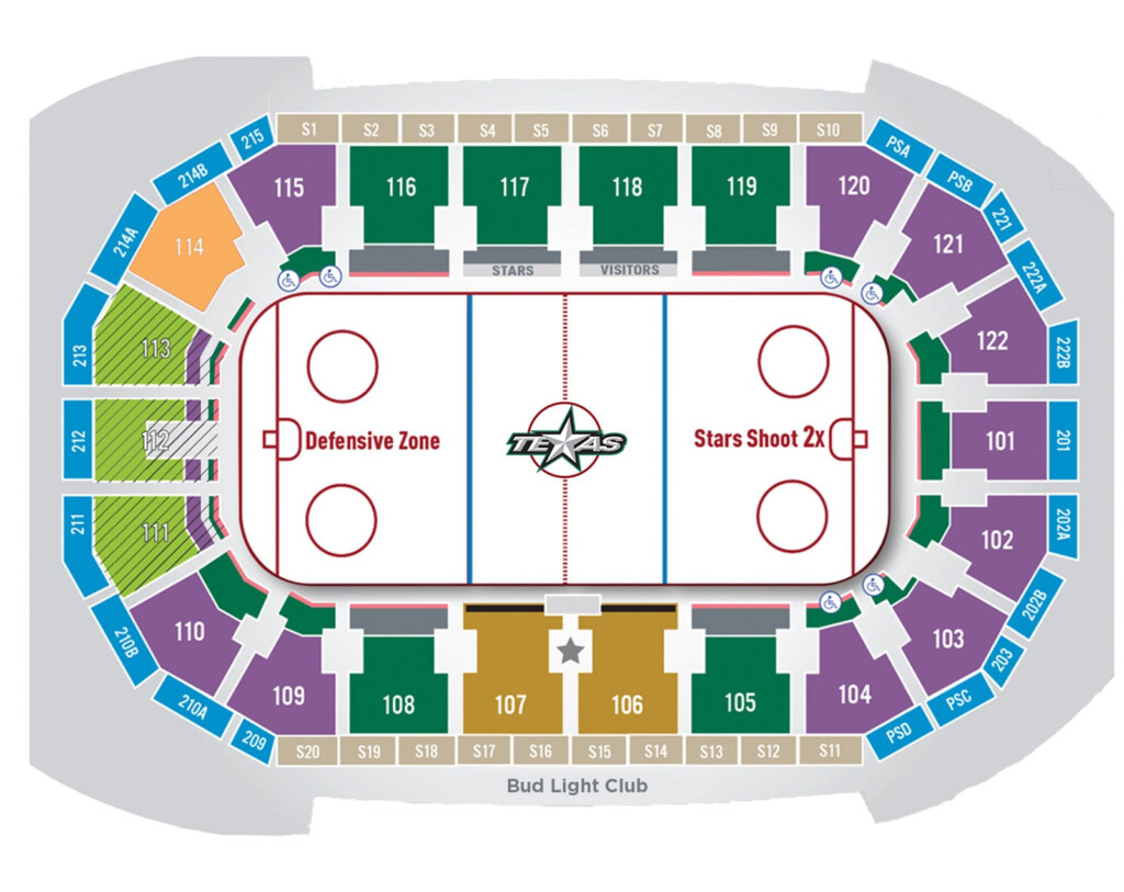 Seating Maps H E B Center