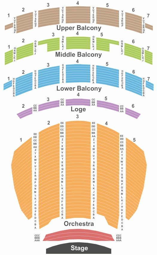 Sheas Performing Arts Center Seating Chart Buffalo