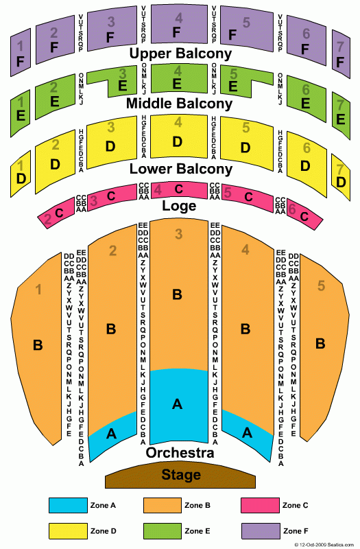 Sheas Performing Arts Center Seating Chart Sheas Performing Arts