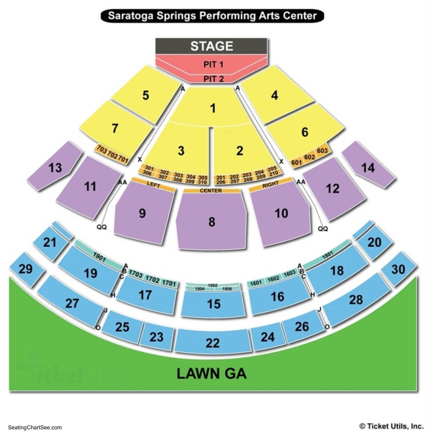 SPAC Seating Charts Views Games Answers Cheats