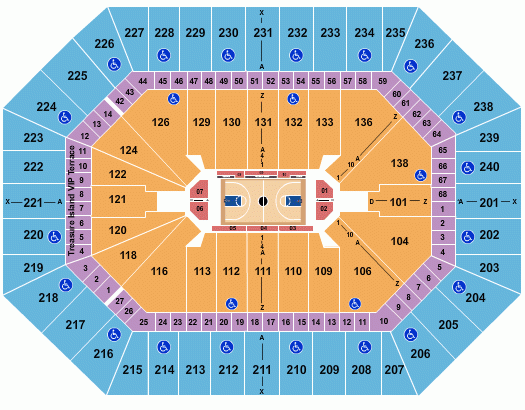 Target Center Seating Chart Minneapolis