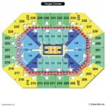 Target Center Seating Chart Target Center Seating Charts Chart