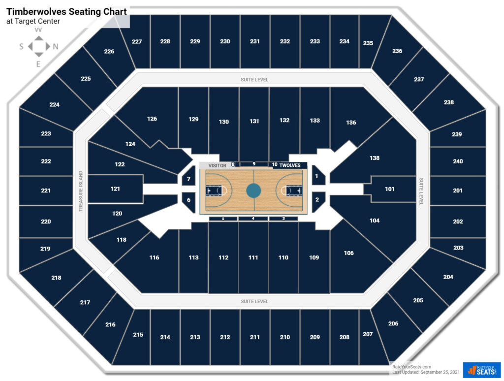Target Center Seating Charts RateYourSeats