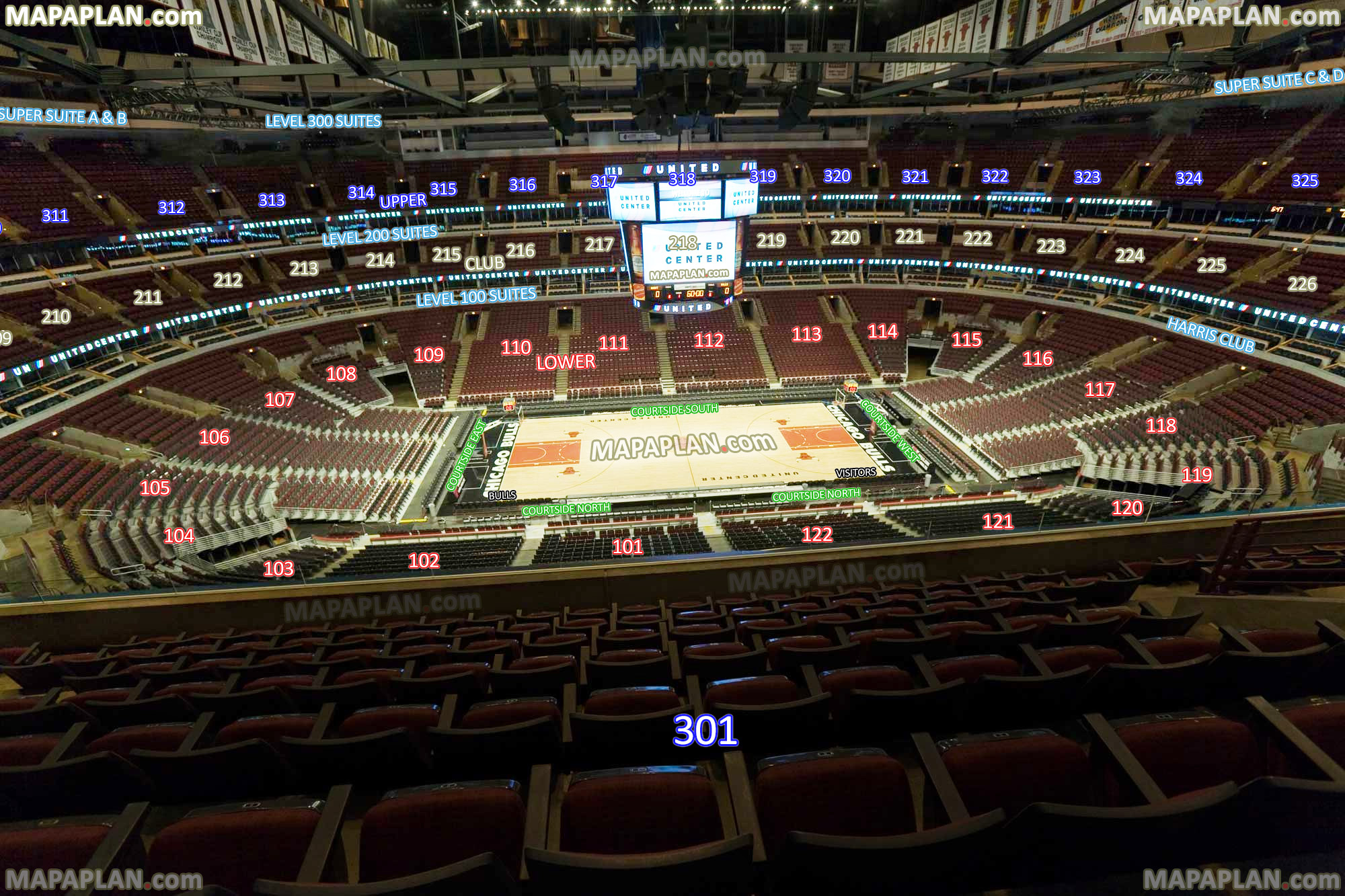 The Best 21 Chicago Bulls Seating Chart Arttruezone