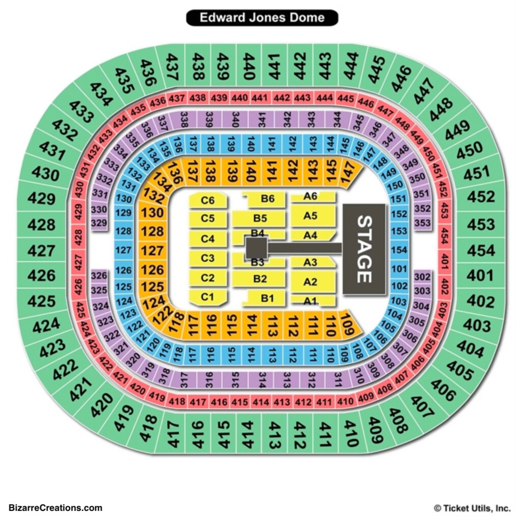 The Dome At America s Center Seating Charts Views Games Answers Cheats
