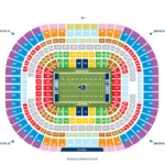 The Dome At America s Center St Louis MO Seating Chart View