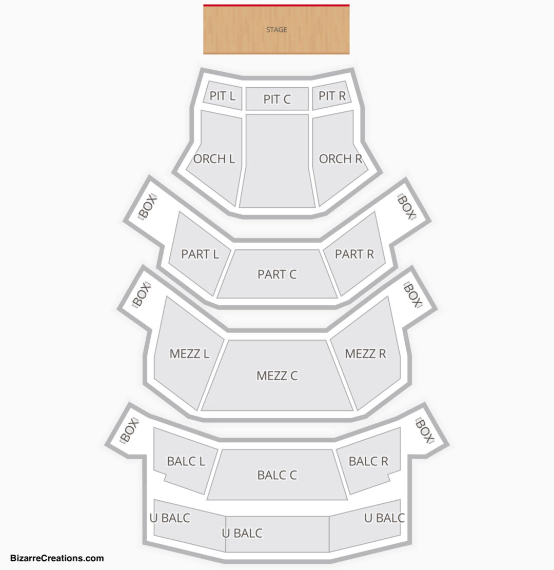 The Long Center Seating Chart Center Seating Chart