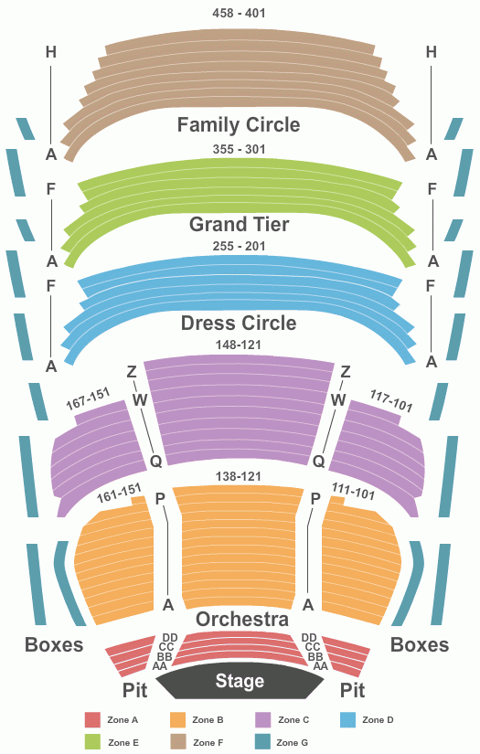 Appleton Performing Arts Center Seating Chart - Center Seating Chart