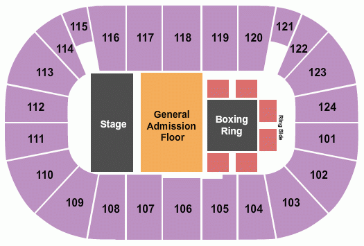 Tsongas Center Seating Chart Lowell