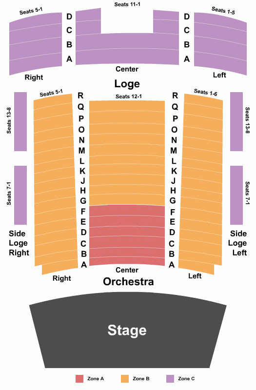 Vogel Hall Marcus Center Seating Chart Milwaukee