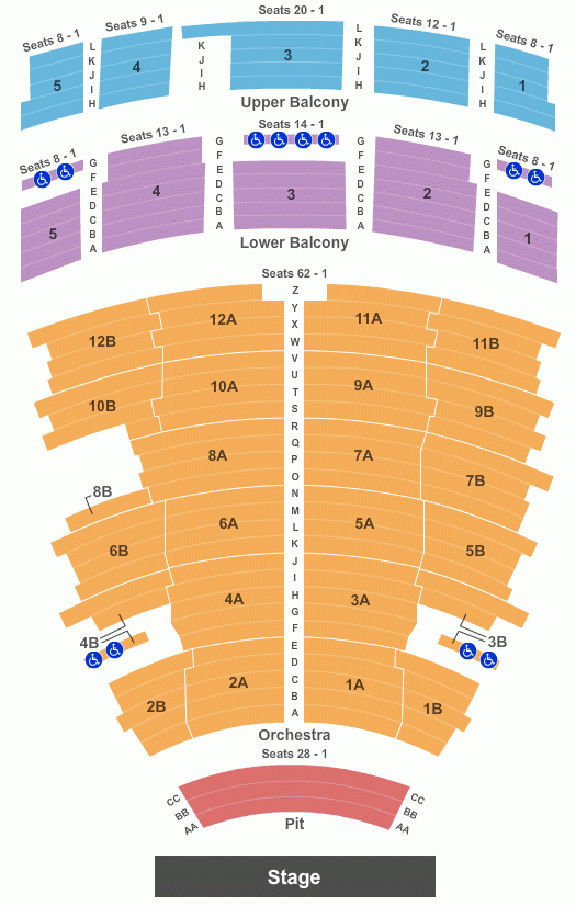 Von Braun Center Seating Chart Center Seating Chart