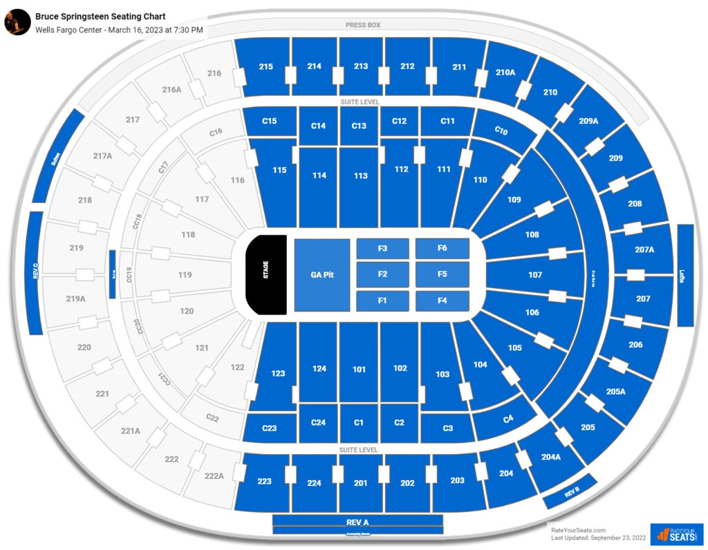 Wells Fargo Center Concert Seating Chart RateYourSeats