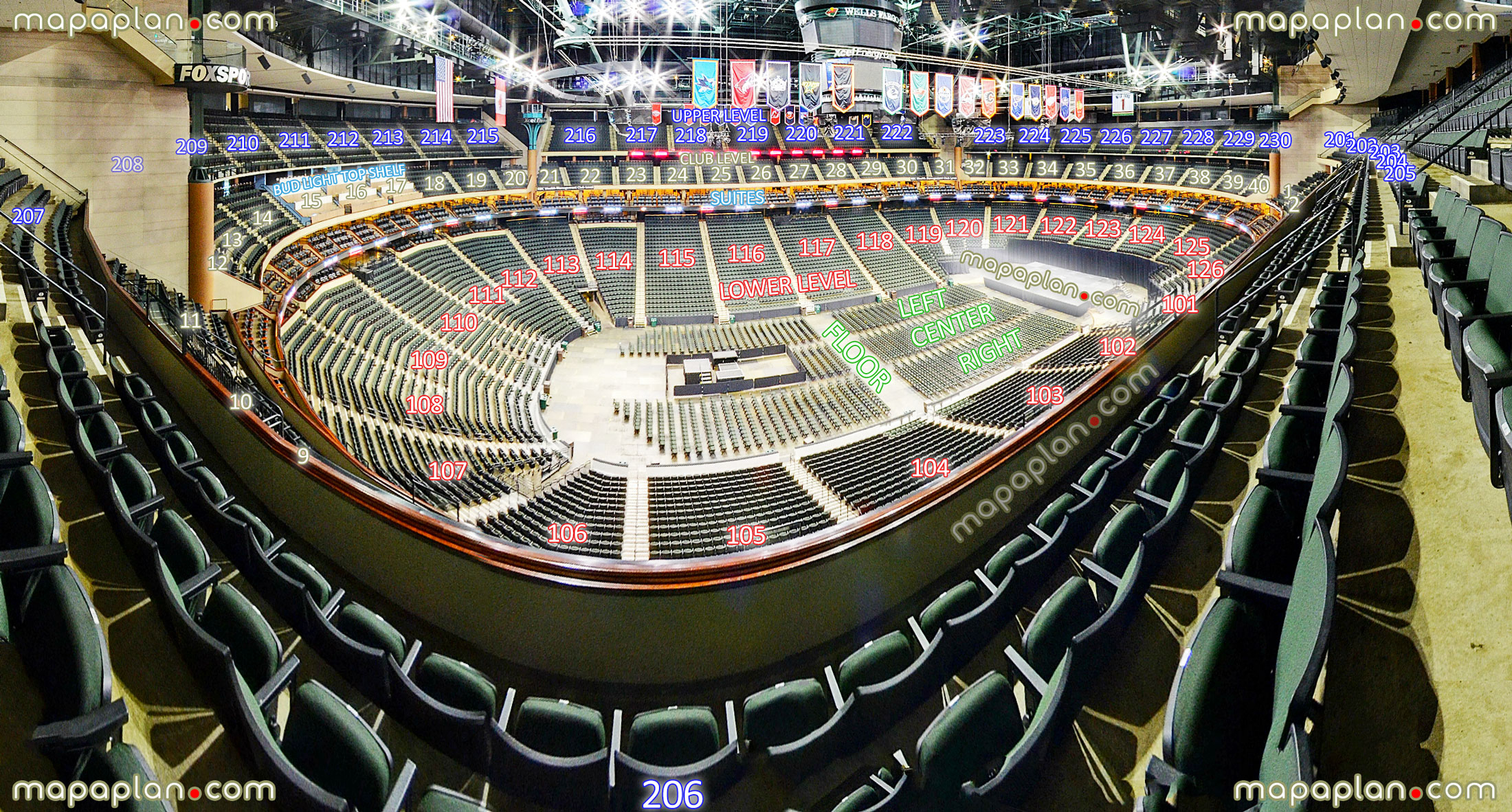 Xcel Energy Center Seat Row Numbers Detailed Seating Chart Saint 